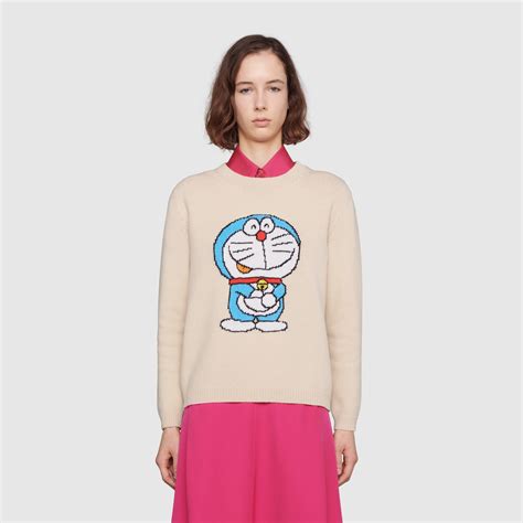 doraemon gucci jacket|Gucci Doraemon sweater.